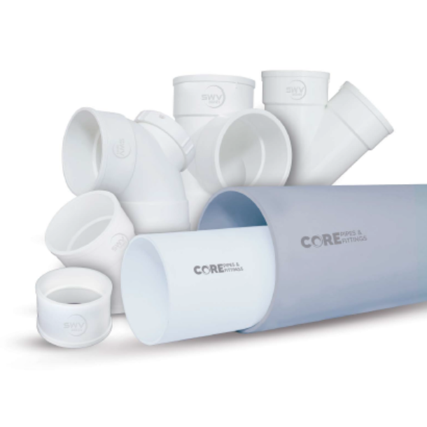 Core U-PVC Pipes and Fittings and Soil Waste Vent System
